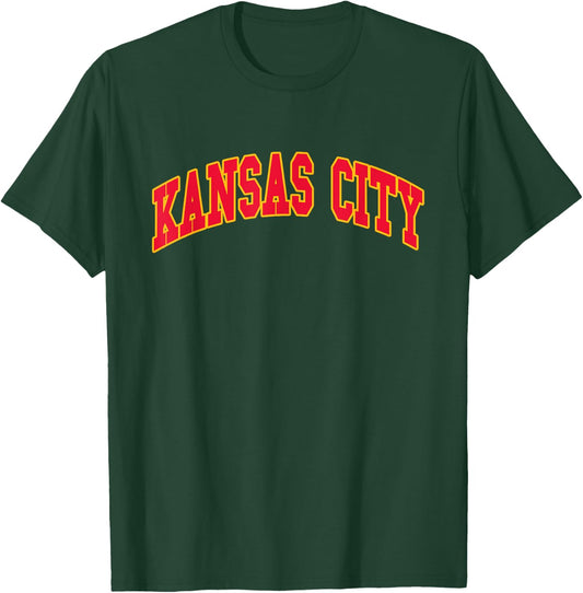 KANSAS CITY - Throwback Design - Classic T-Shirt - T-Shirt | Forest