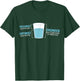 Funny Optimist Pessimist Engineer STEM Student T-Shirt - T-Shirt | Forest