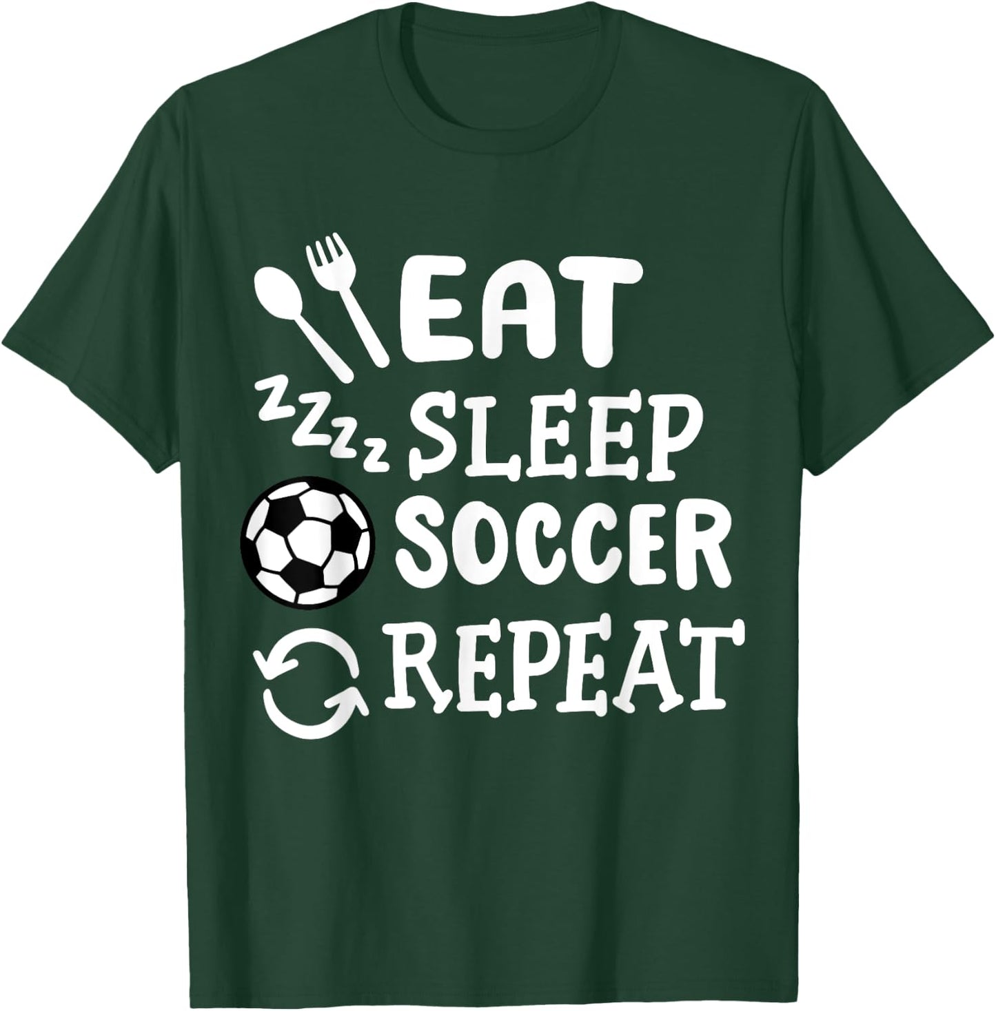 Soccer Soccer Player T-Shirt - T-Shirt | Forest