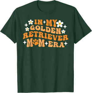 In My Golden Retriever Mom Era for Dog Mom Men Women Girls Kids T-Shirt - T-Shirt | Forest