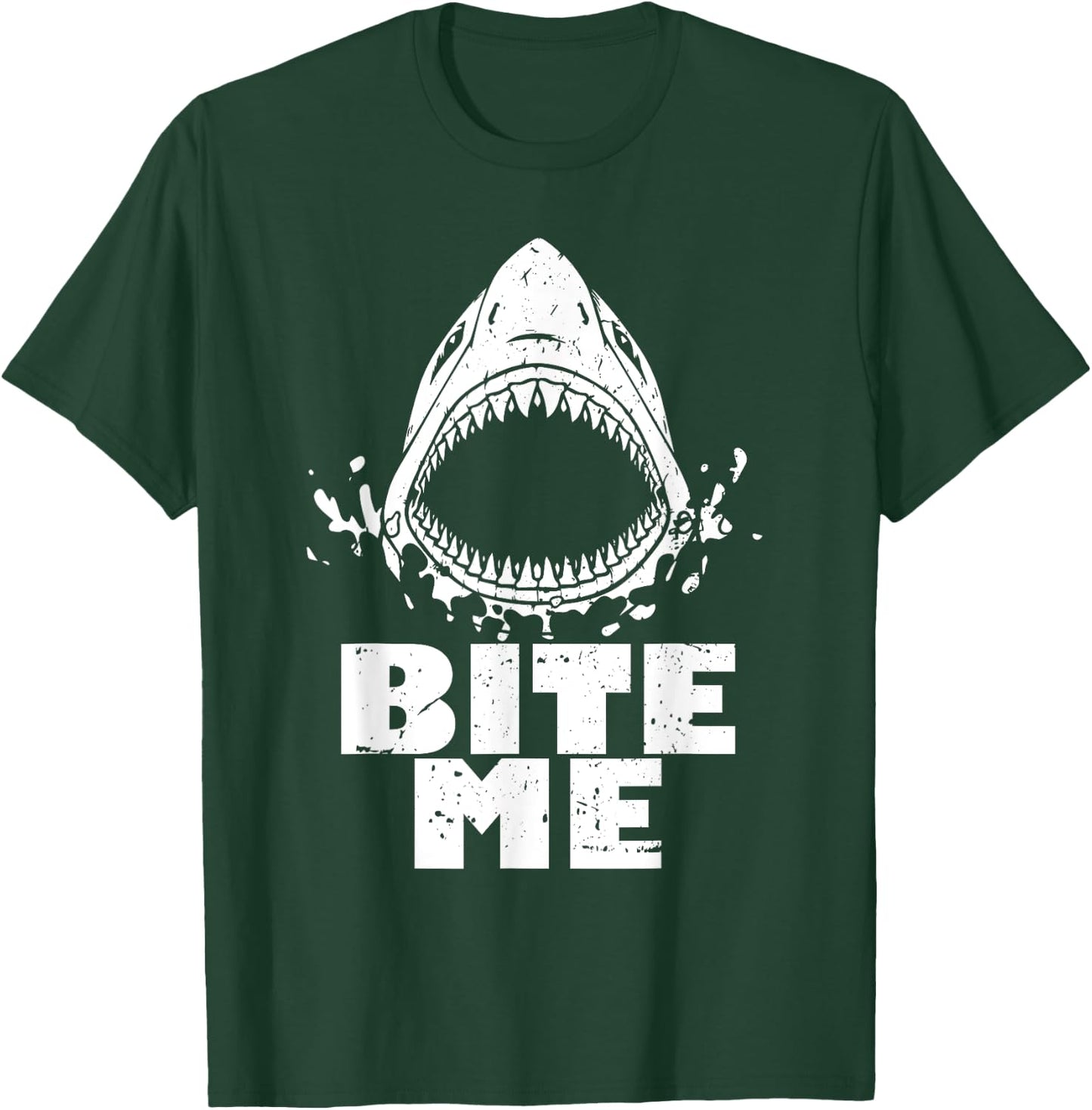 Vintage Shark Shirt - Bite Me - Shark T-Shirt - T-Shirt | Forest