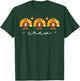 Cute Turkeys CCU Crew Nurse Critical Care Unit Thanksgiving T-Shirt - T-Shirt | Forest