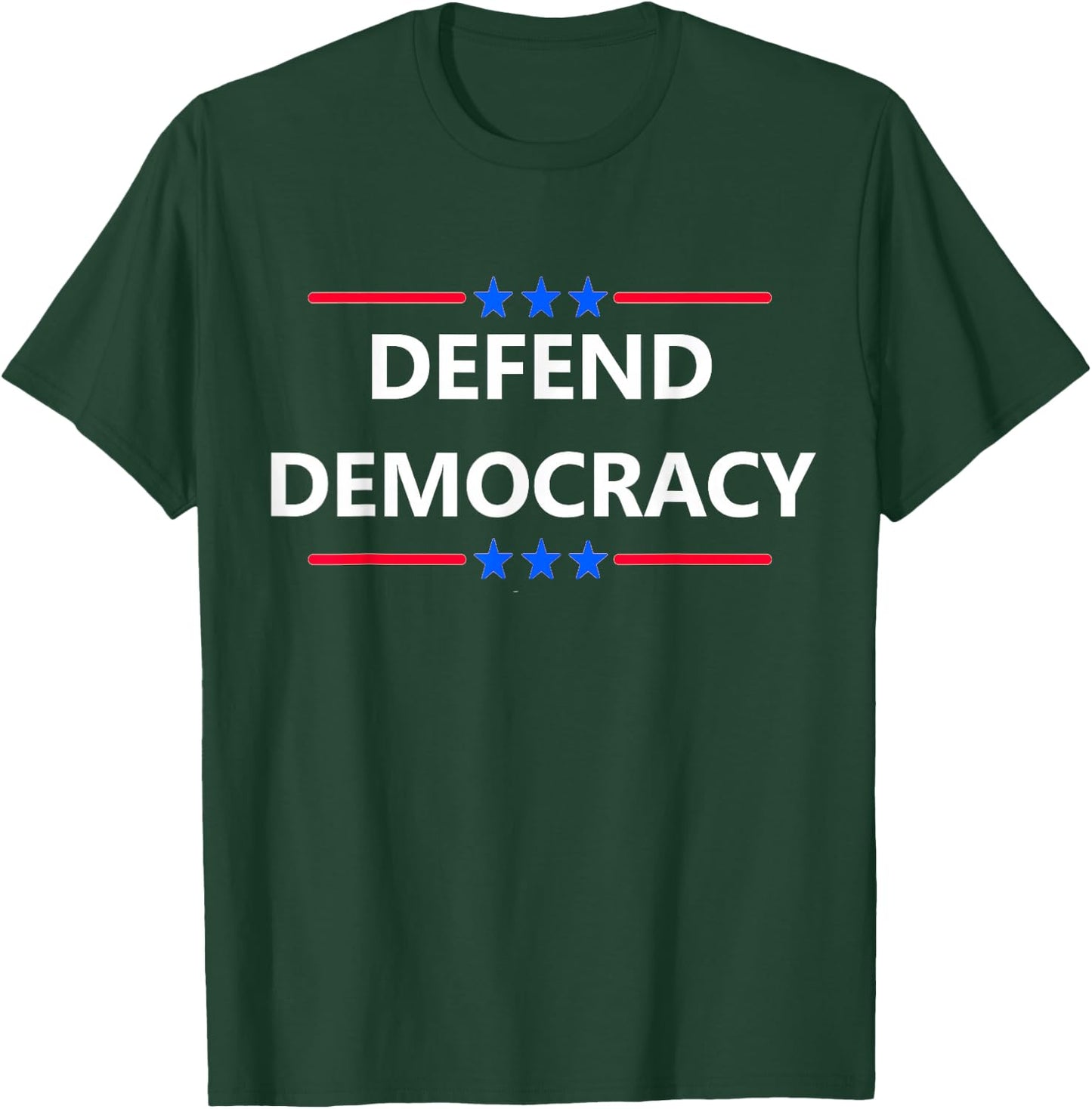 USA US Freedom America Vote Patriot Rally Designs Defend Save Democracy Election Constitution We The People T-Shirt - T-Shirt | Forest