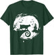 Manx Cat Halloween Costume Moon Silhouette Creepy Horror T-Shirt - T-Shirt | Forest