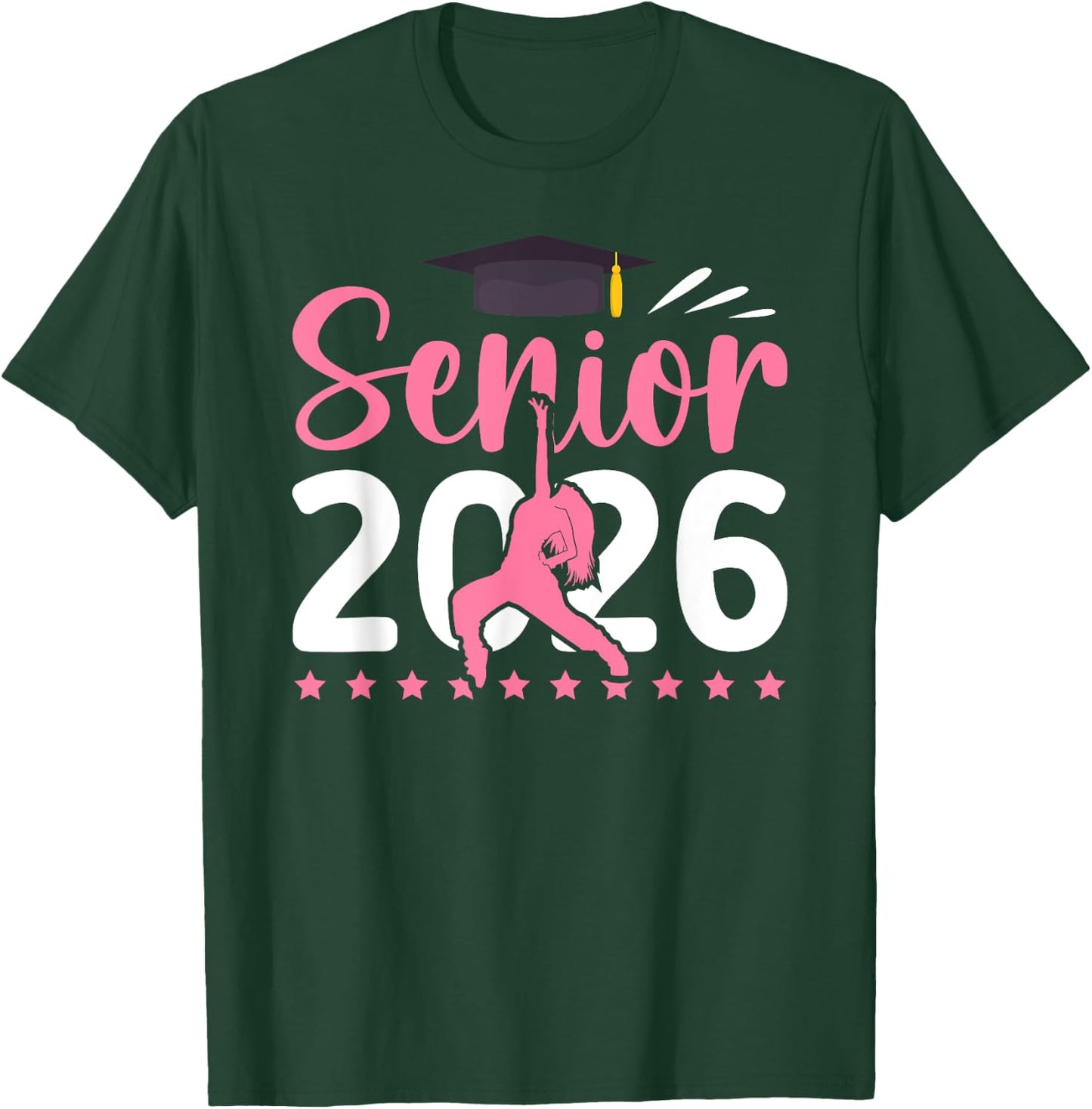 Senior Dancer 2026 Graduation Dance Senior 2026 T-Shirt - T-Shirt | Forest