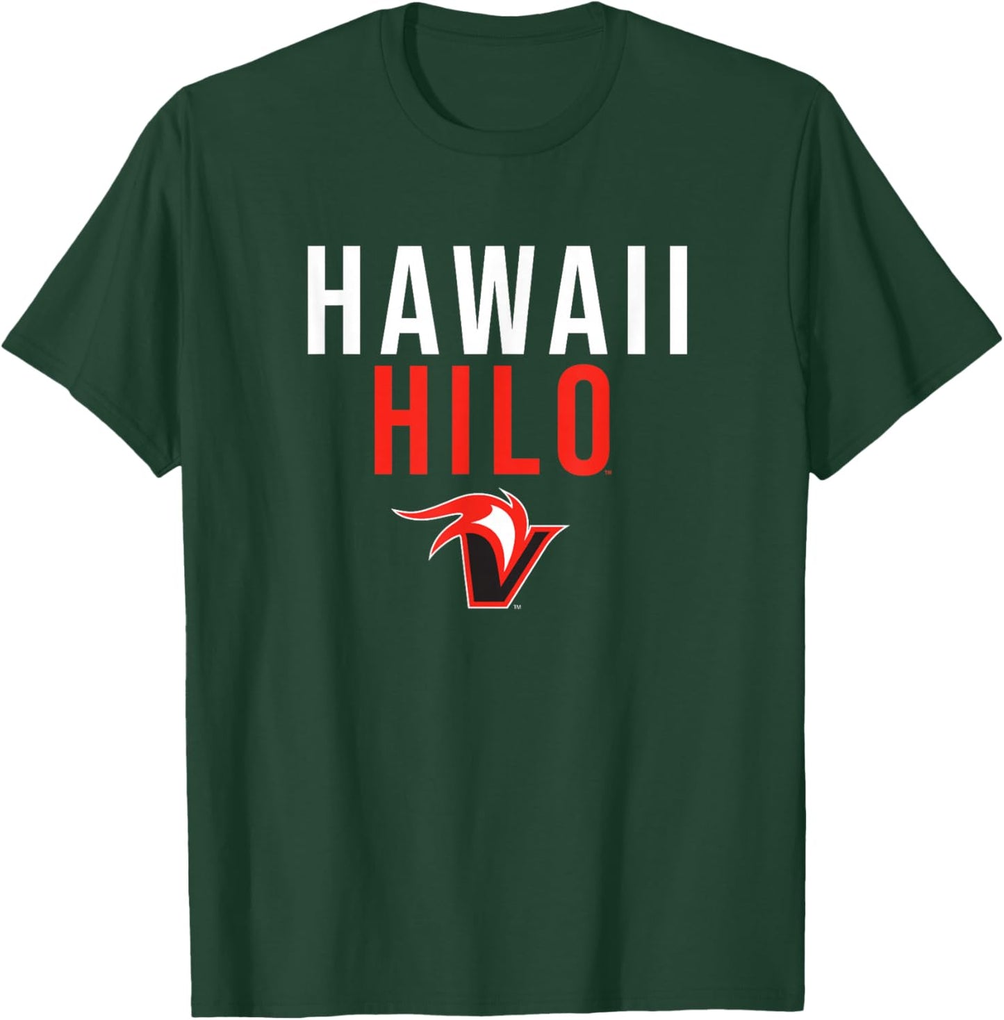 University of Hawaii at Hilo Vulcans Stacked T-Shirt - T-Shirt | Forest