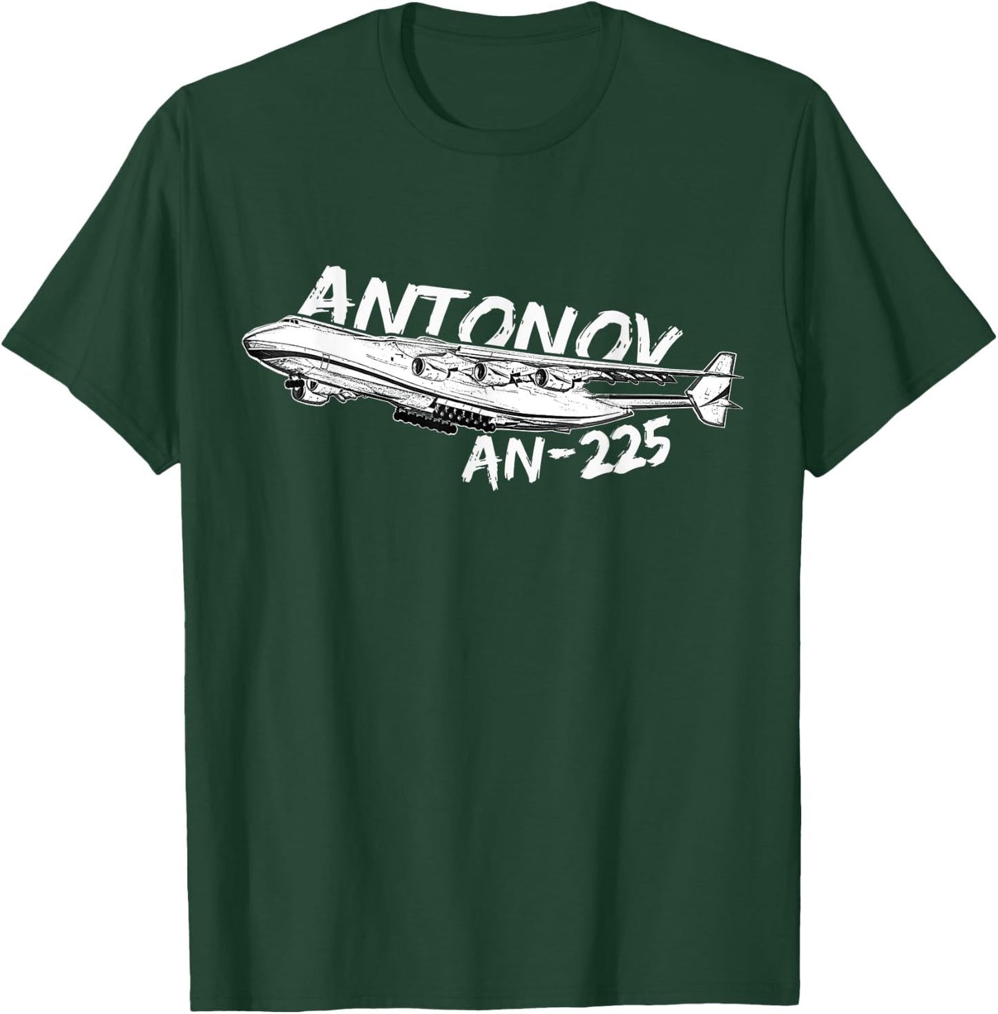 Antonov AN-225 Aeroplane Strategic Air Cargo Plane T-Shirt - T-Shirt | Forest
