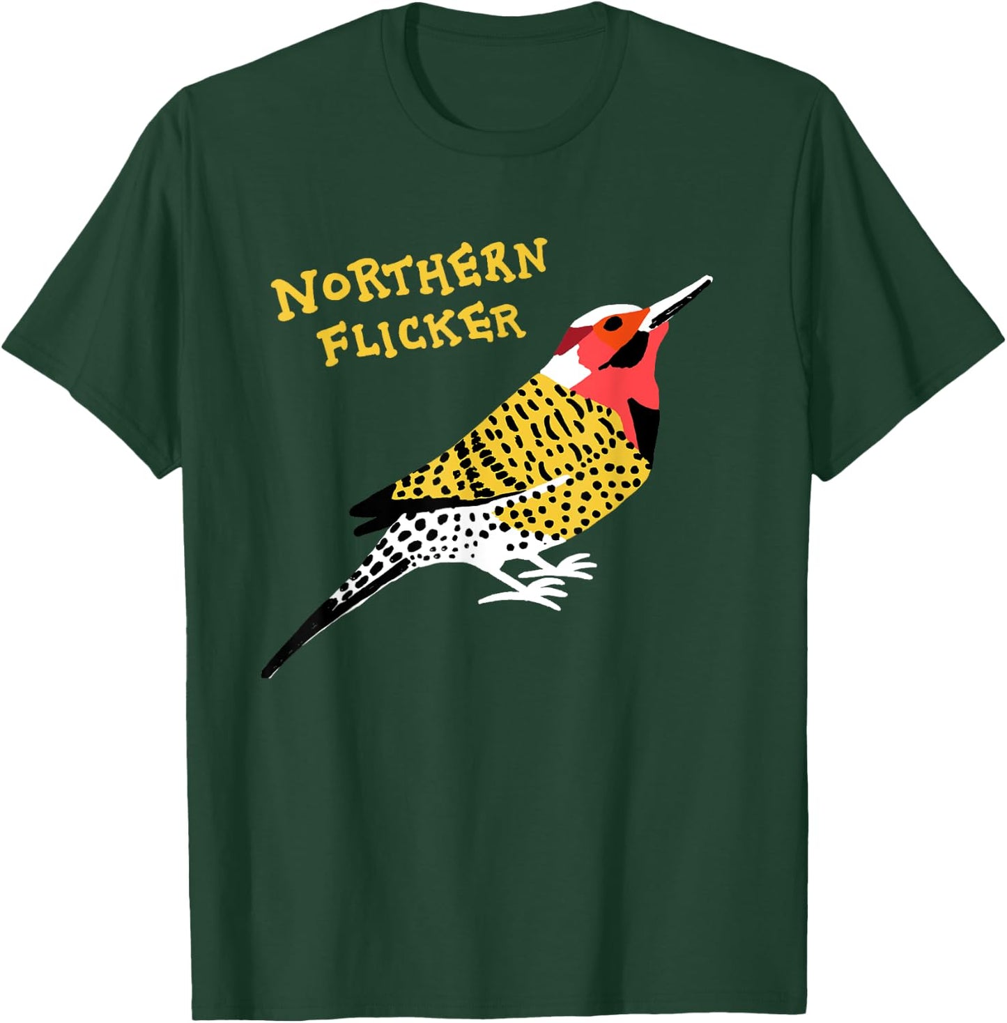 Northern Flicker T-Shirt - T-Shirt | Forest