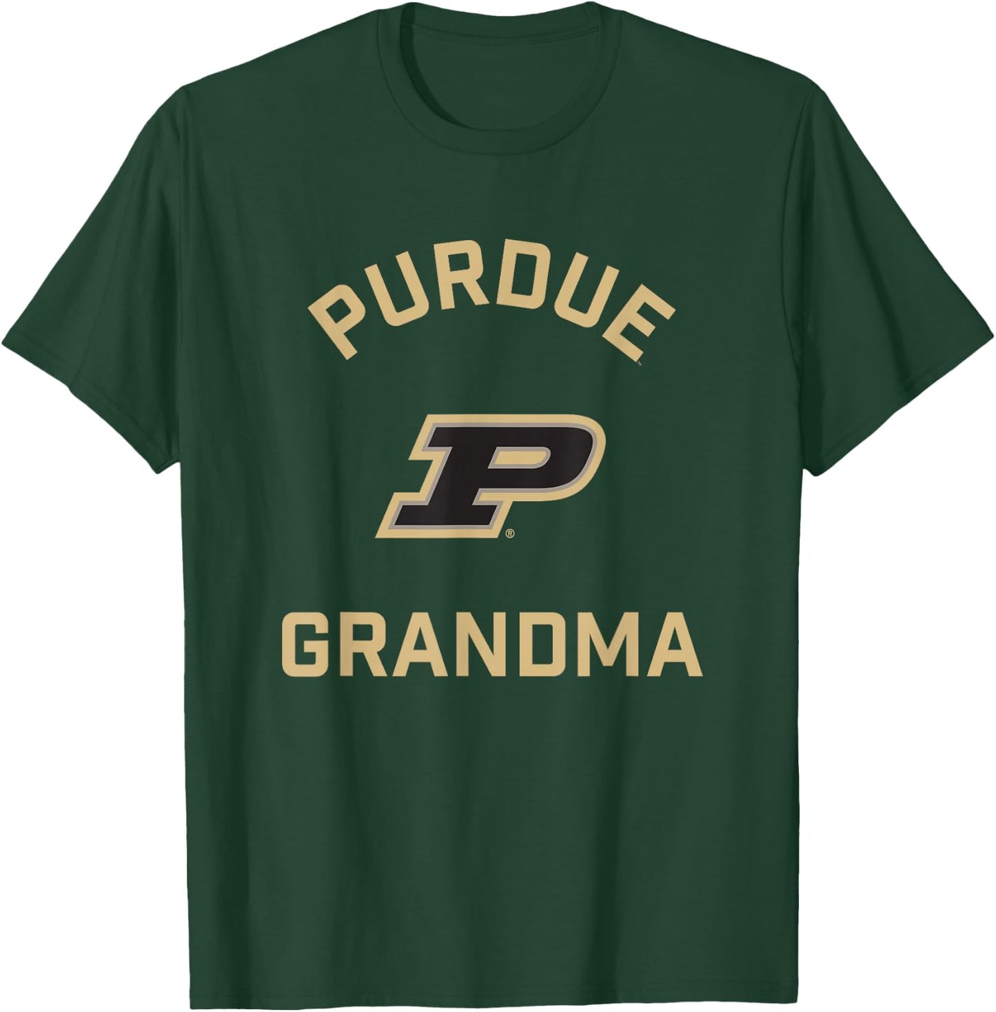 Purdue University Boilermakers Arched Grandma T-Shirt - T-Shirt | Forest