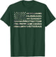 Husband Daddy Protector Hero Veteran Flag Fathers Day Dad T-Shirt - T-Shirt | Forest