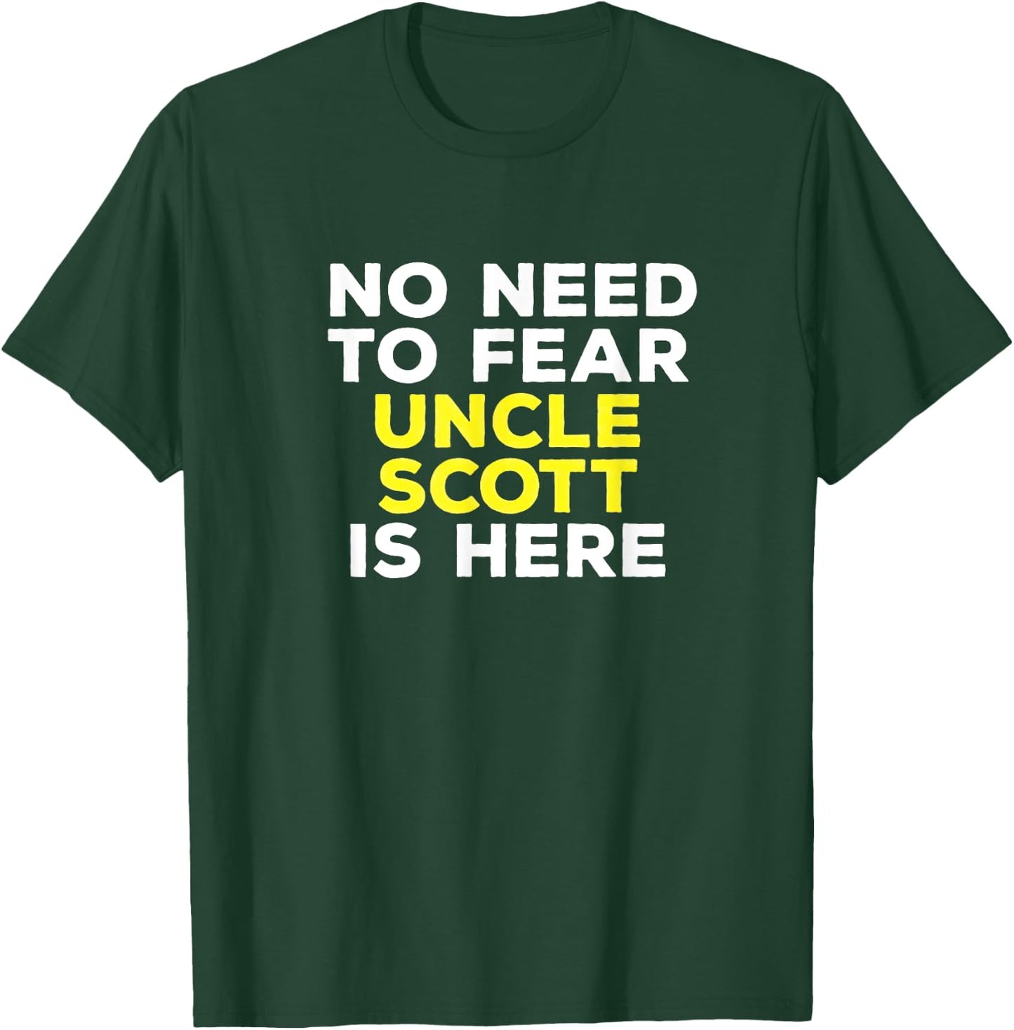 SCOTT Funny Uncle Gift Family Graphic Name T-Shirt - T-Shirt | Forest