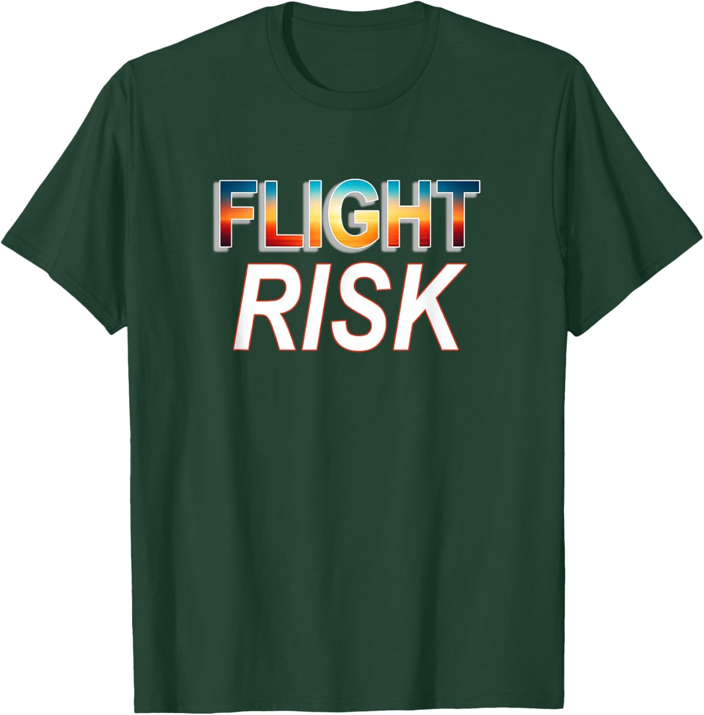 Adrenaline Seeker's Badge: Flight Risk T-Shirt - T-Shirt | Forest