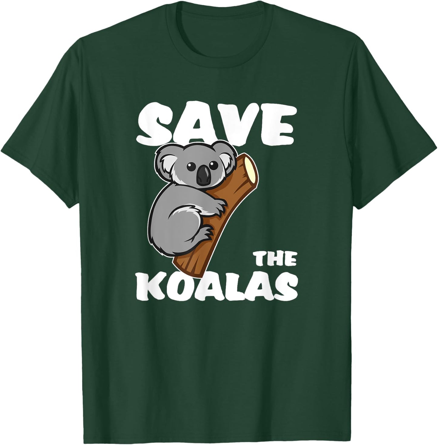 Save The Koalas Koala Rescue Australia Cute Koalabear T-Shirt - T-Shirt | Forest