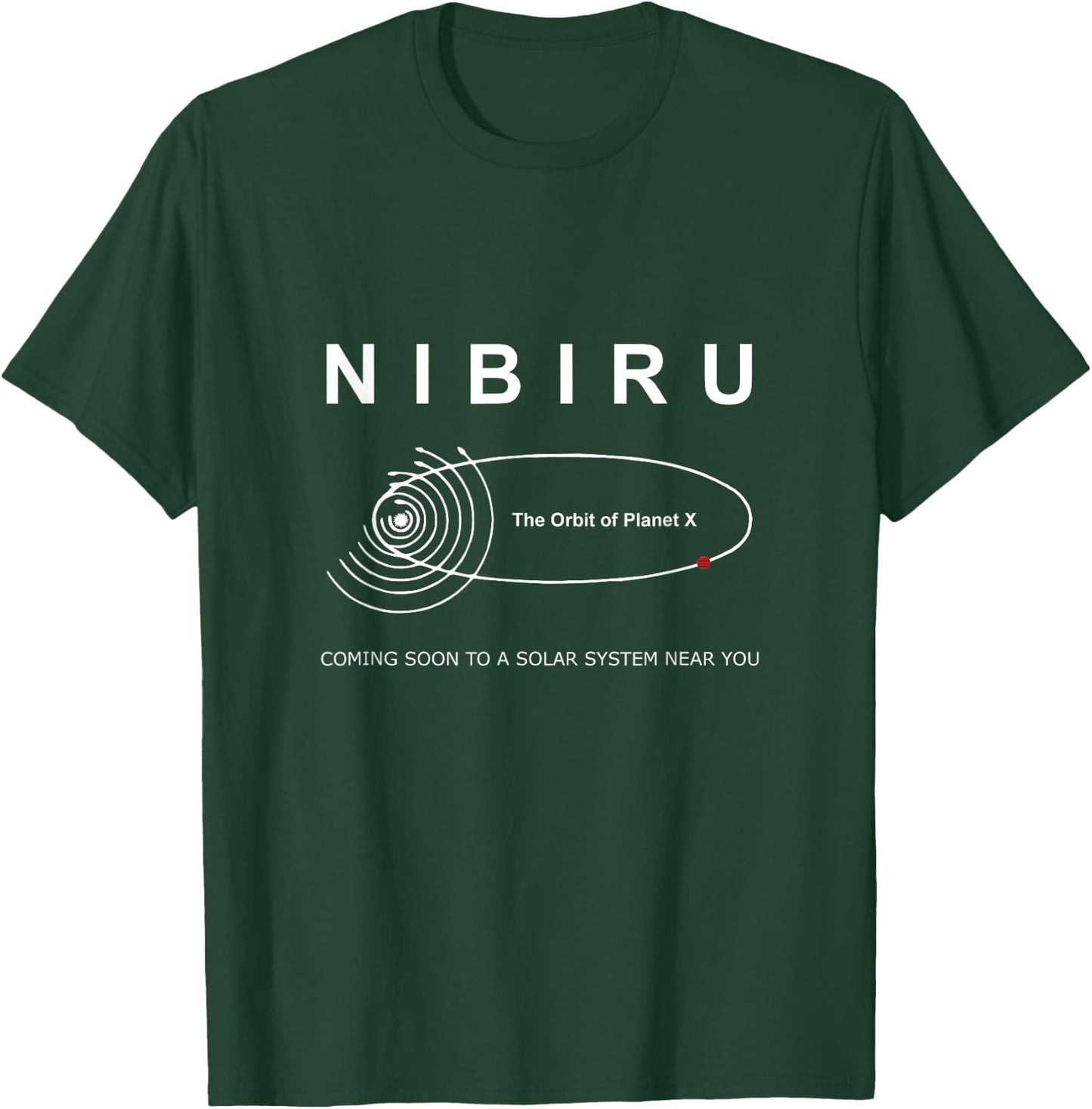 Planet X Nibiru Orbit Solar System Astronomy Space T Shirt T-Shirt - T-Shirt | Forest