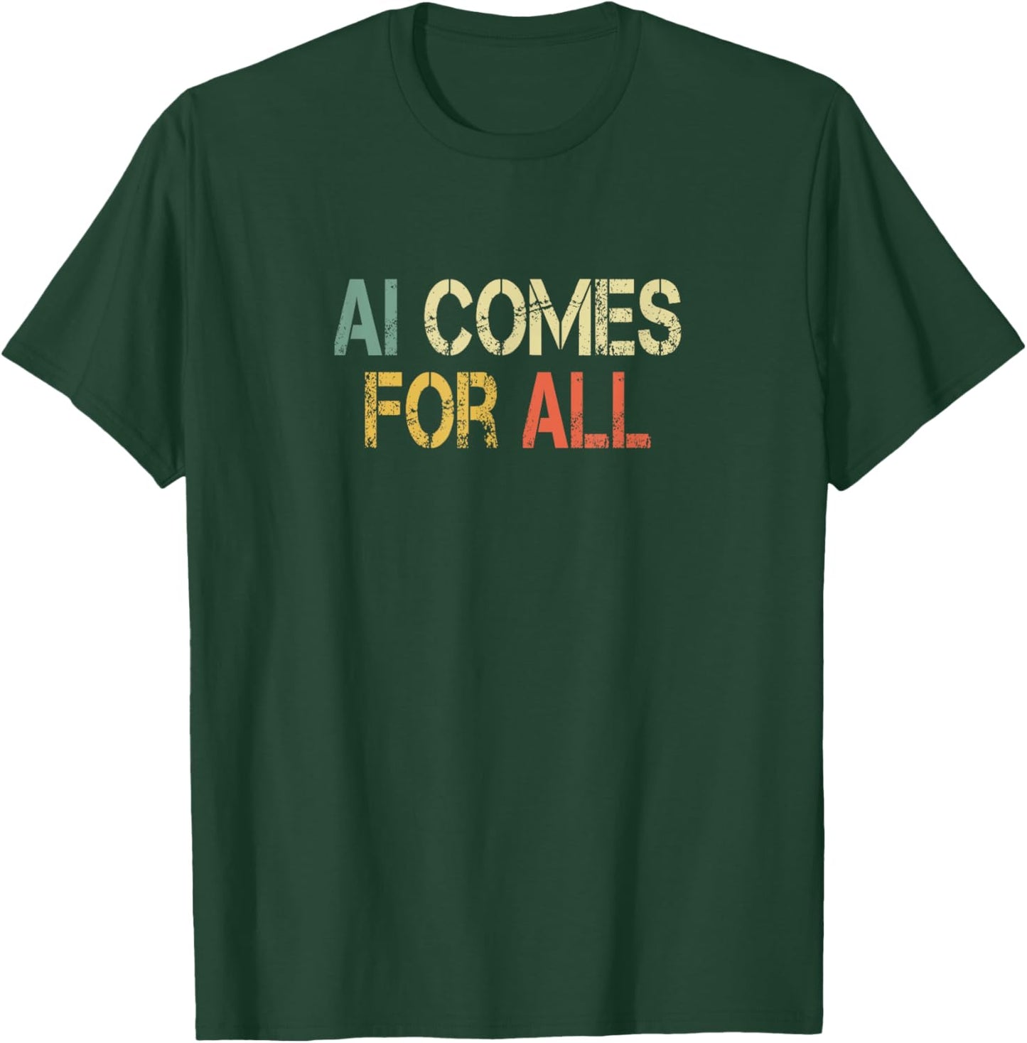 Funny Ai Artificial Intelligence Geek Nerd Tech Lover T-Shirt - T-Shirt | Forest