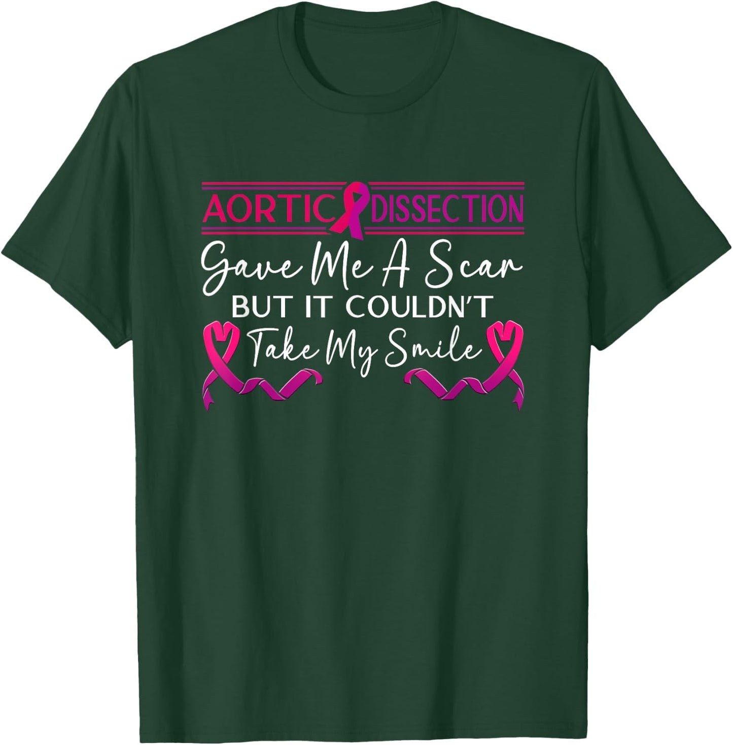 Aortic Dissection Survivor T-Shirt - T-Shirt | Forest