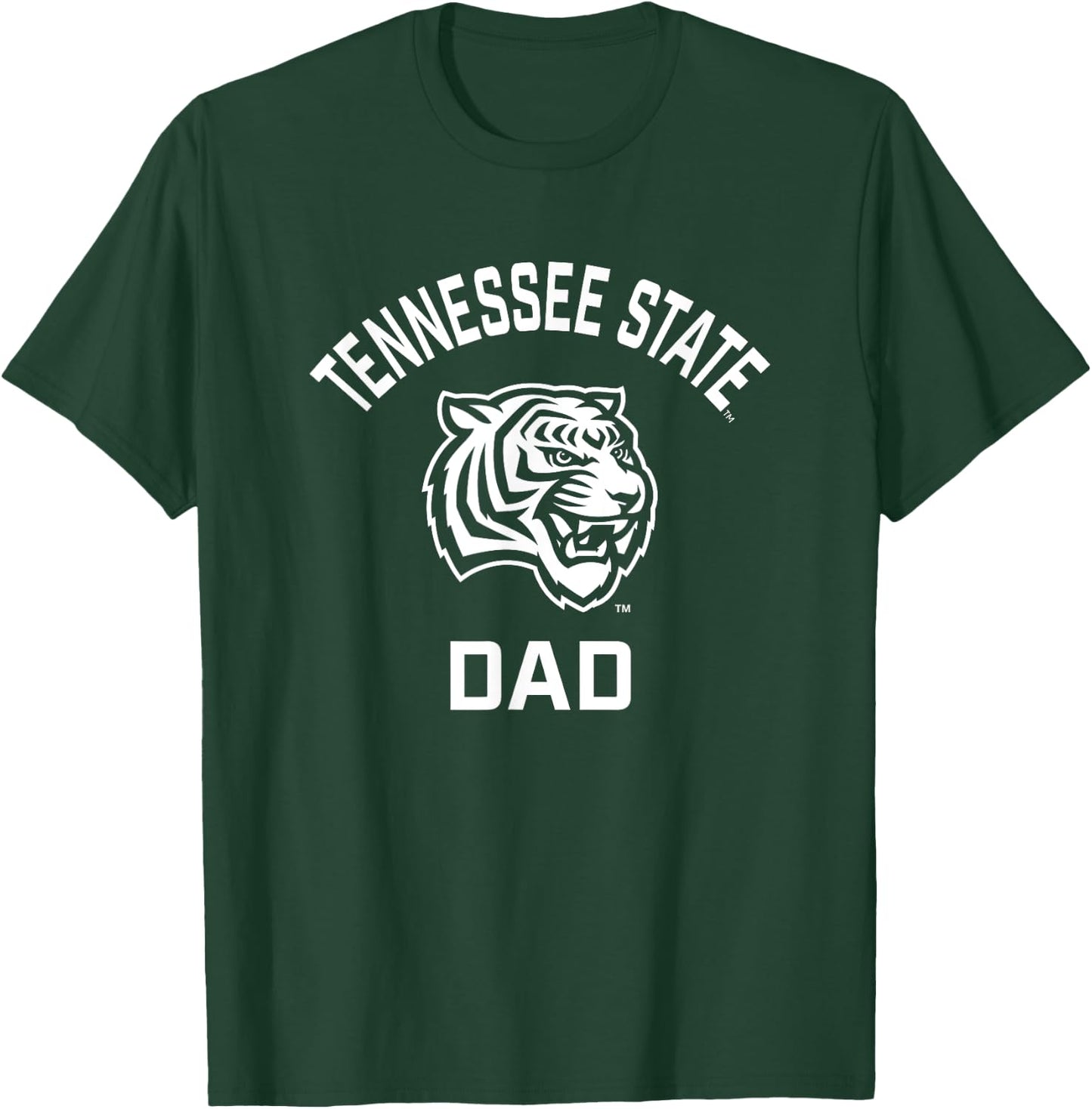 Tennessee State University TSU Tigers Arched Dad T-Shirt - T-Shirt | Forest