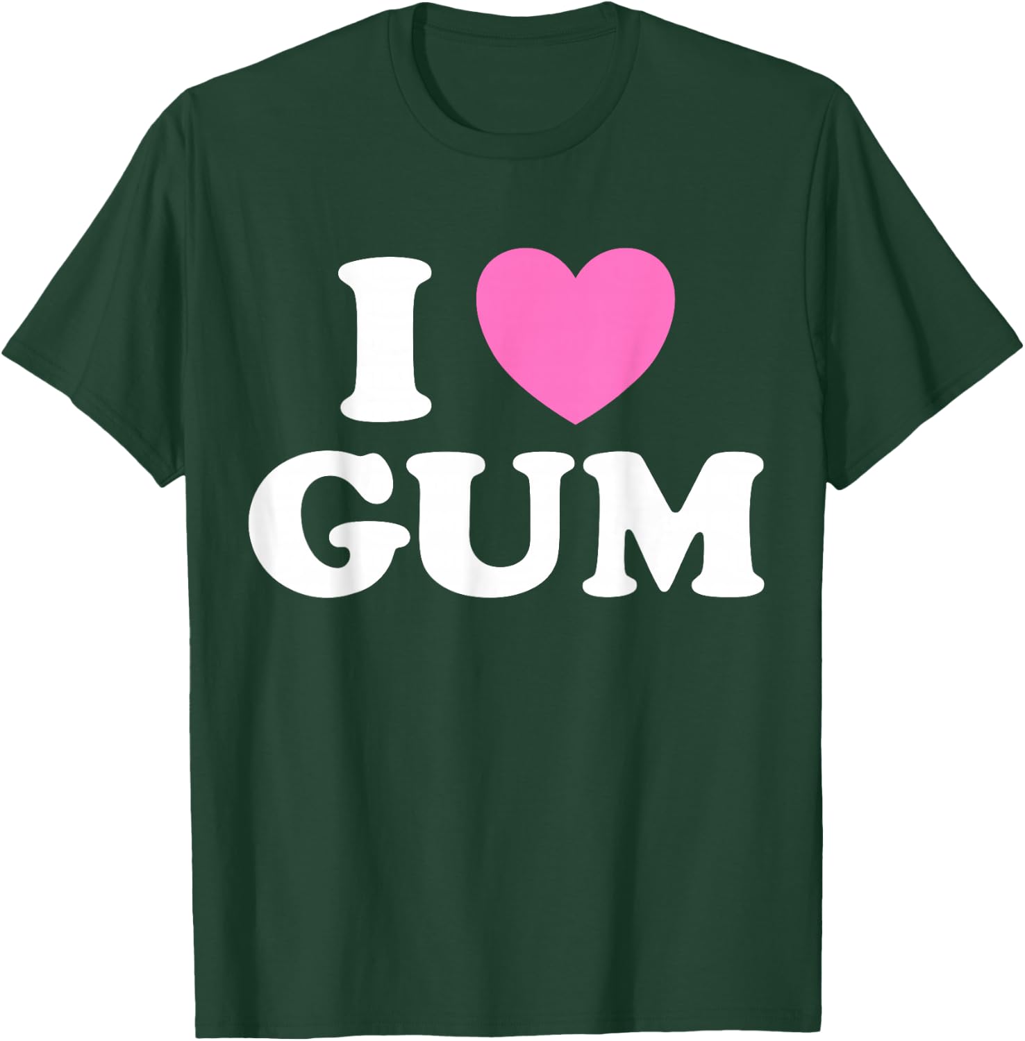 Love Gum Funny Cute Pink Bubble Chewing Love Candy Chew Fan T-Shirt - T-Shirt | Forest