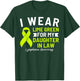 I Wear Lime Green For My Daughter In Law Lymphoma Awareness T-Shirt - T-Shirt | Forest