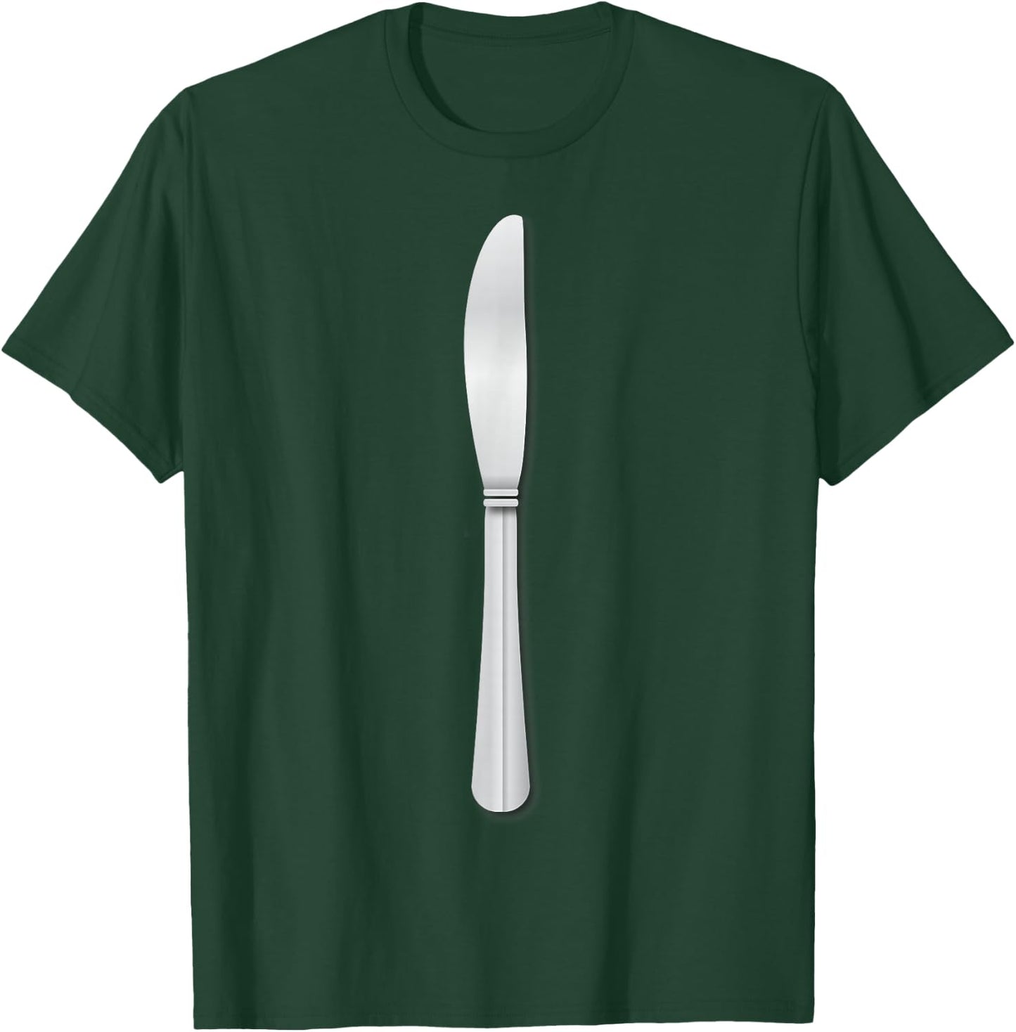 Funny Halloween Party Table Knife Costume Couple Matching T-Shirt - T-Shirt | Forest