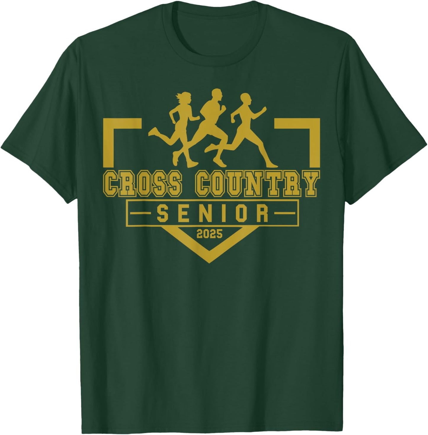 Cross Country Senior Night Senior 2025 Graduation Party 20 T-Shirt - T-Shirt | Forest