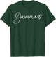 Gamma Gifts Grandma Heart Mother's Day Gamma T-Shirt - T-Shirt | Forest