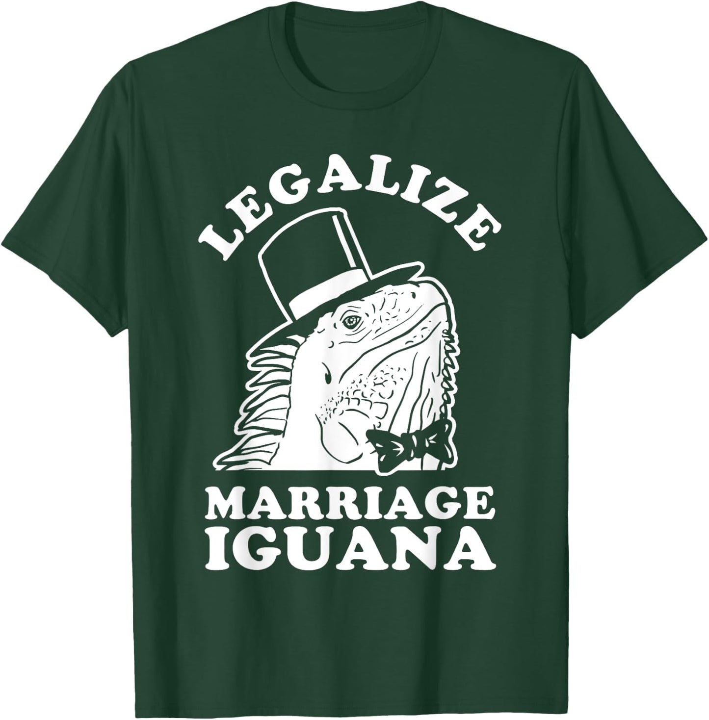 Legalize Marriage Iguana T-Shirt - T-Shirt | Forest