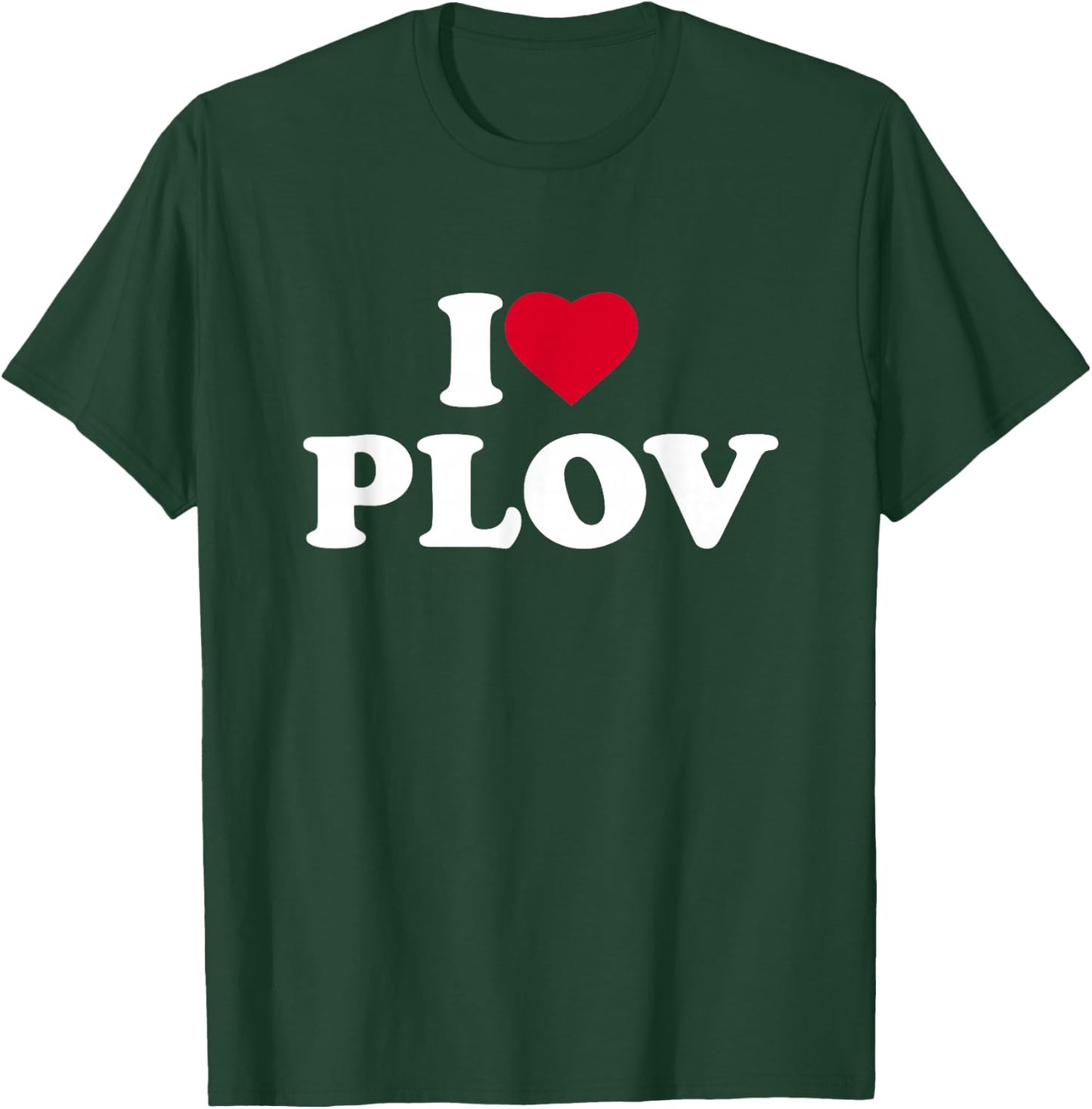 I Love Heart Plov Lover Food Palov Pilaf Uzbek Uzbekistan T-Shirt - T-Shirt | Forest