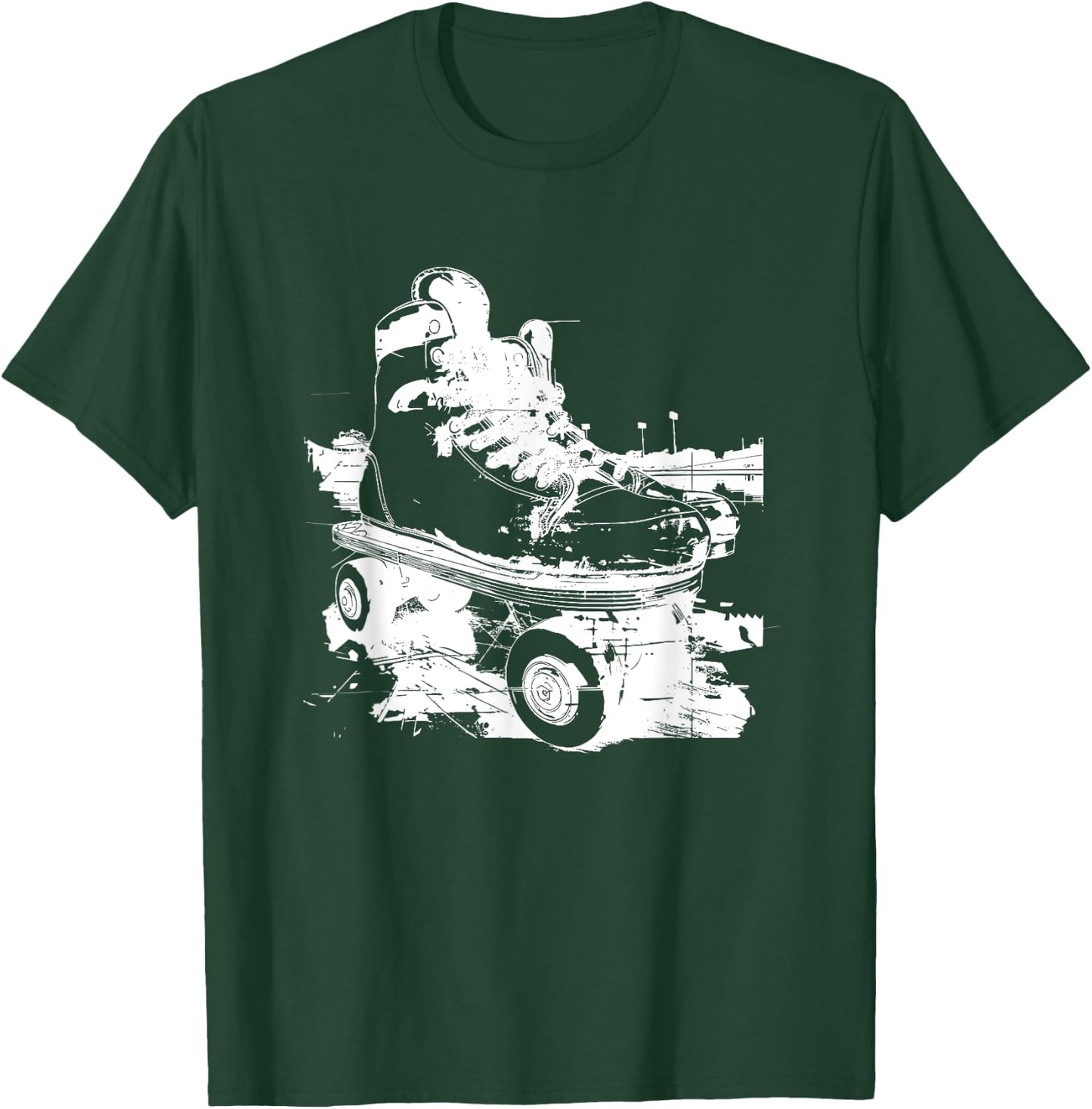 Roller Skates Graphic T-Shirt - T-Shirt | Forest