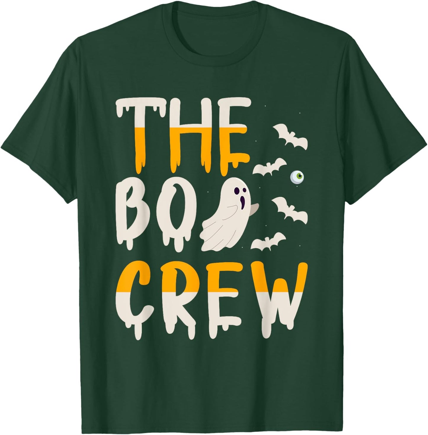 The Boo Crew Halloween Ghost Trick Treat Outfit T-Shirt - T-Shirt | Forest