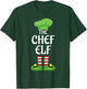 Chef Elf Family Matching Group Christmas T-Shirt - T-Shirt | Forest