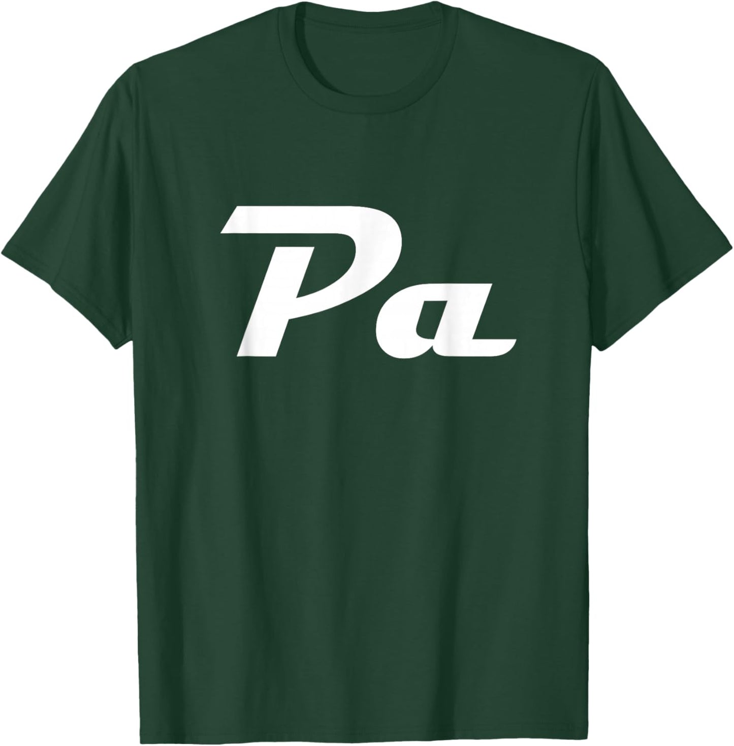 Pa Classic Retro Lettering Father's Day Grandpa T-Shirt - T-Shirt | Forest
