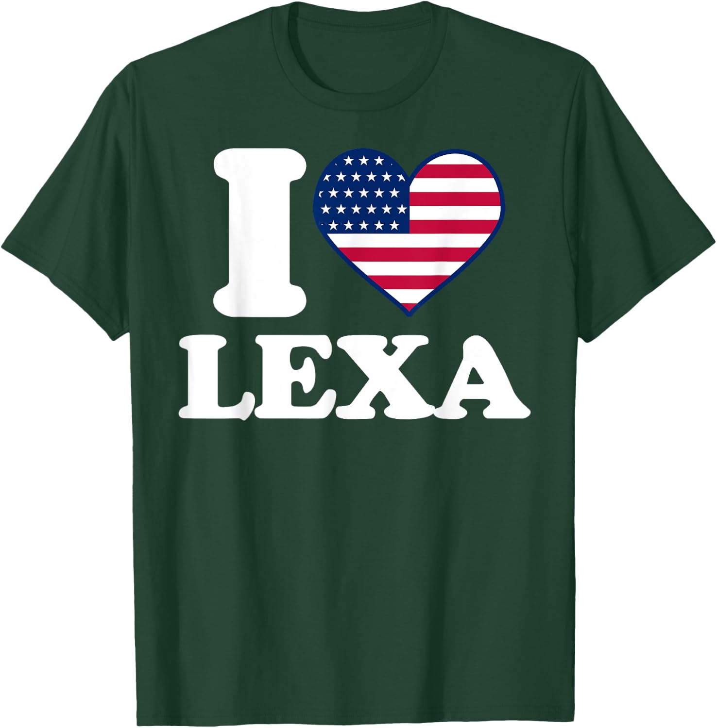 I love Lexa I heart Lexa T-Shirt - T-Shirt | Forest