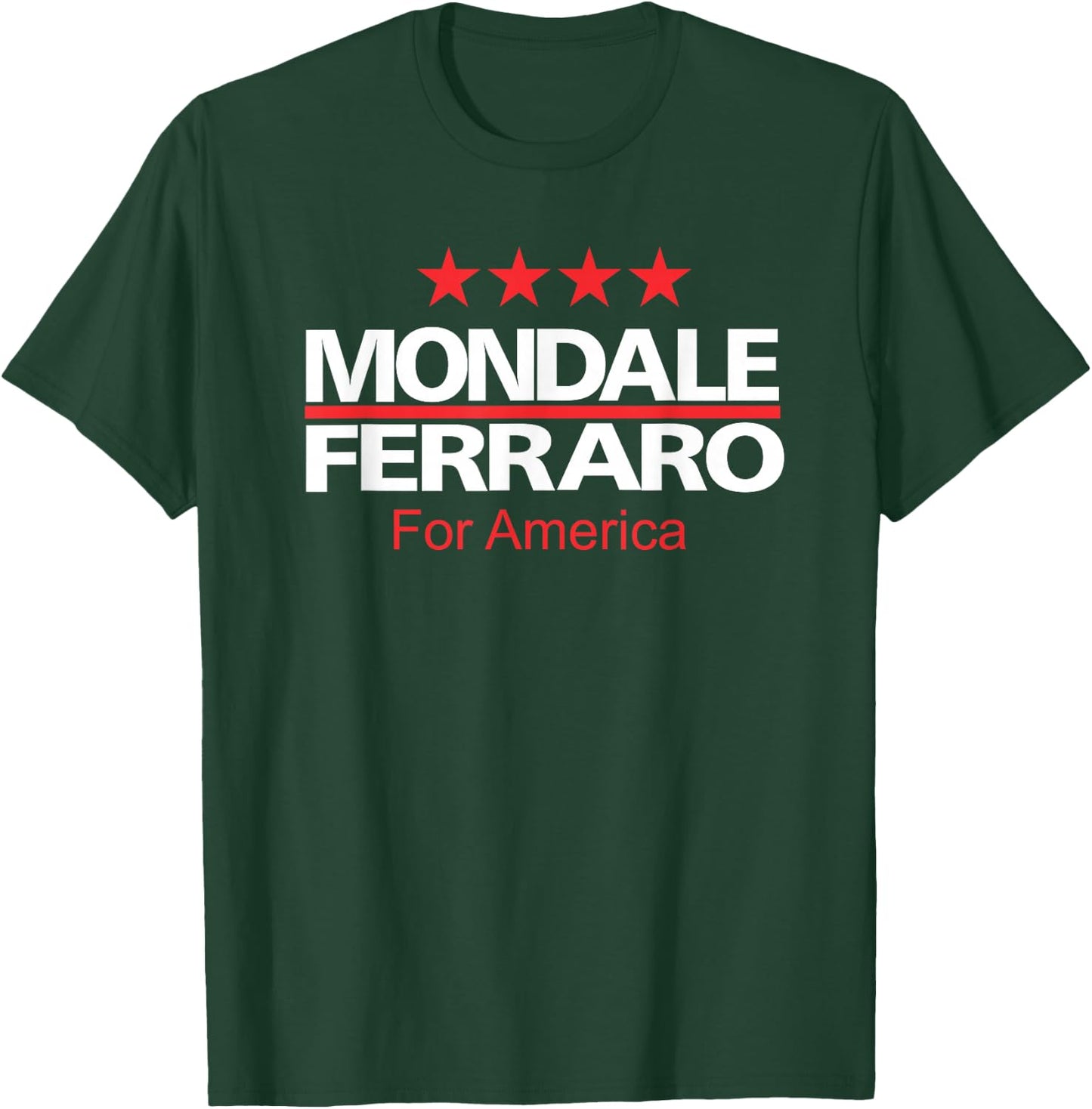 Walter Mondale & Geraldine Ferraro 1984 Campaign T-Shirt - T-Shirt | Forest