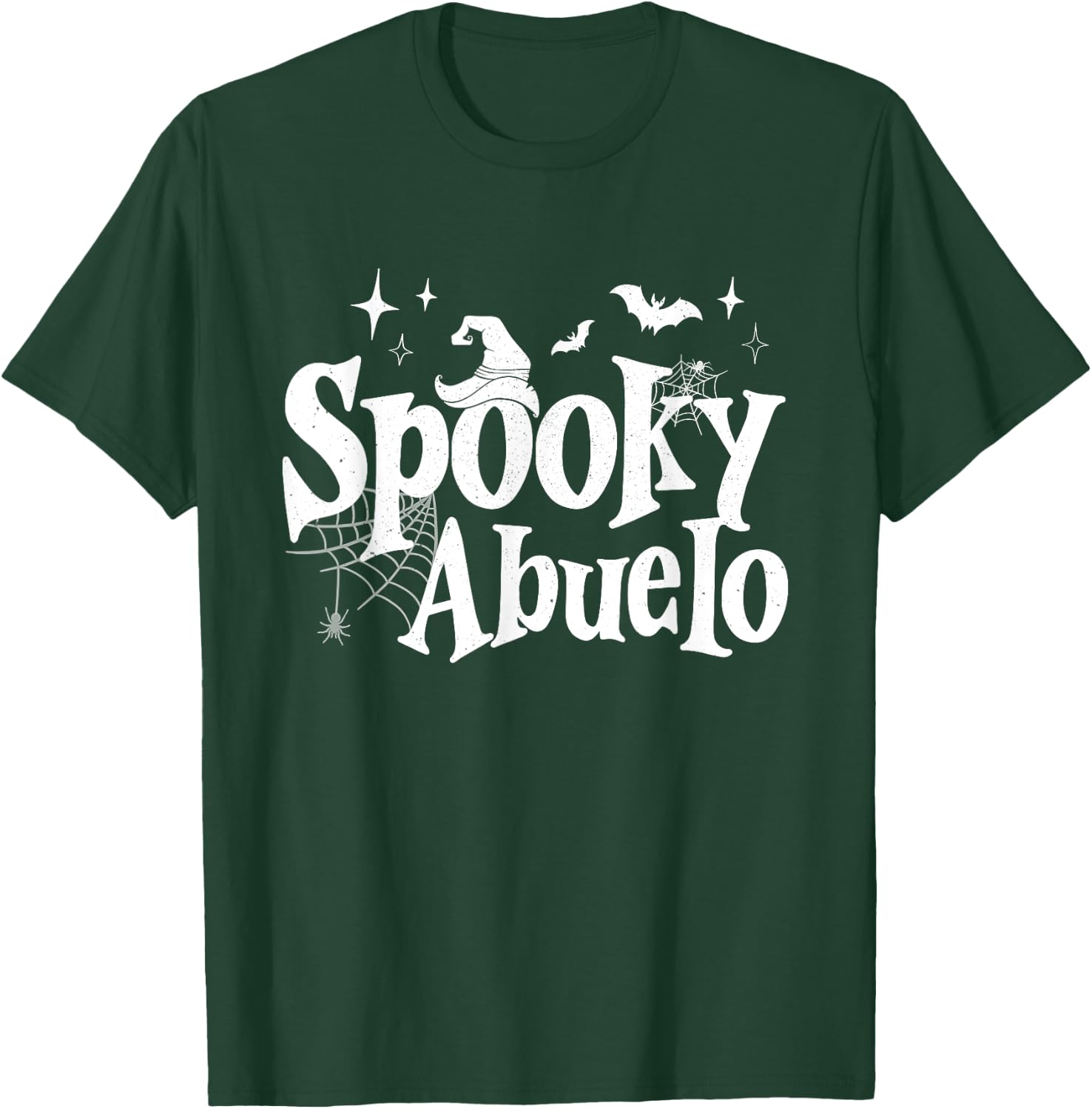 Spooky Abuelo Witch Funny Halloween Costume Dad Grandpa Men T-Shirt - T-Shirt | Forest
