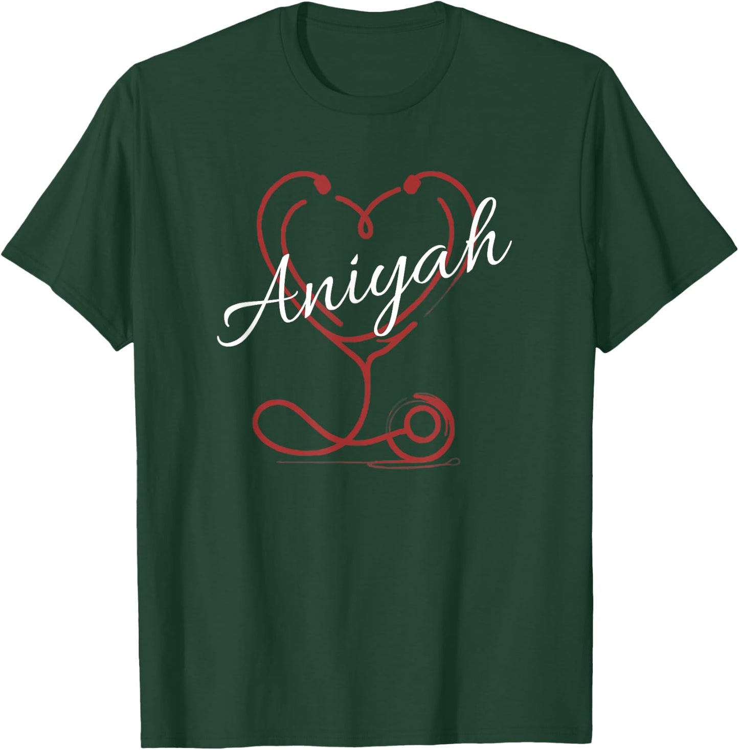 ANIYAH Nurse Gift Cute Doctor Designer Personalized Nurse T-Shirt - T-Shirt | Forest
