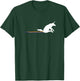 Unicorn rainbow butt scrape T-Shirt - T-Shirt | Forest