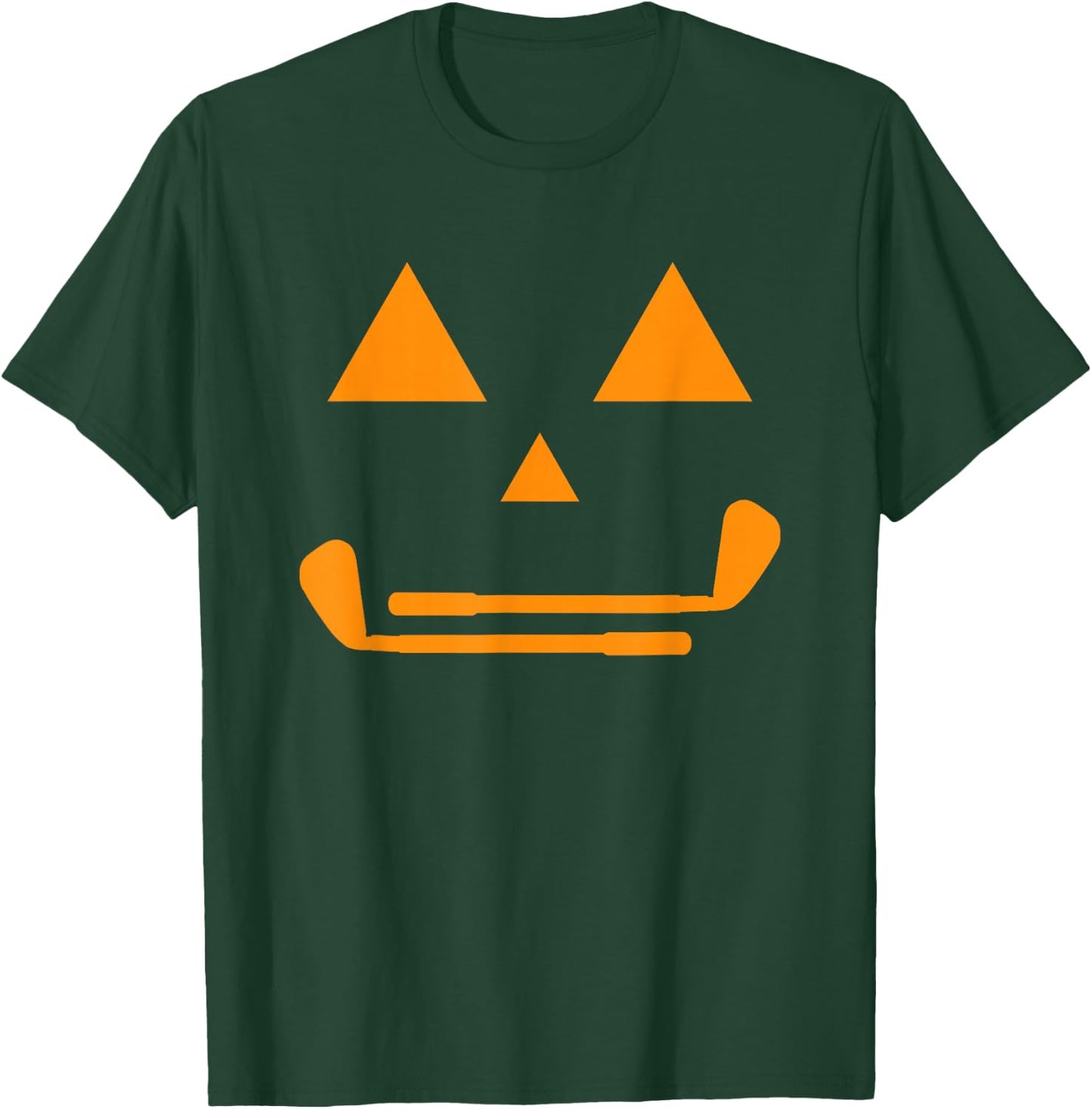 Golf Costume Funny Pumpkin Teens Boys Golf Halloween Costume T-Shirt - T-Shirt | Forest