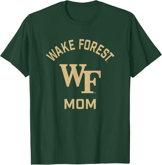 Wake Forest Demon Deacons Arched Mom T-Shirt - T-Shirt | Forest