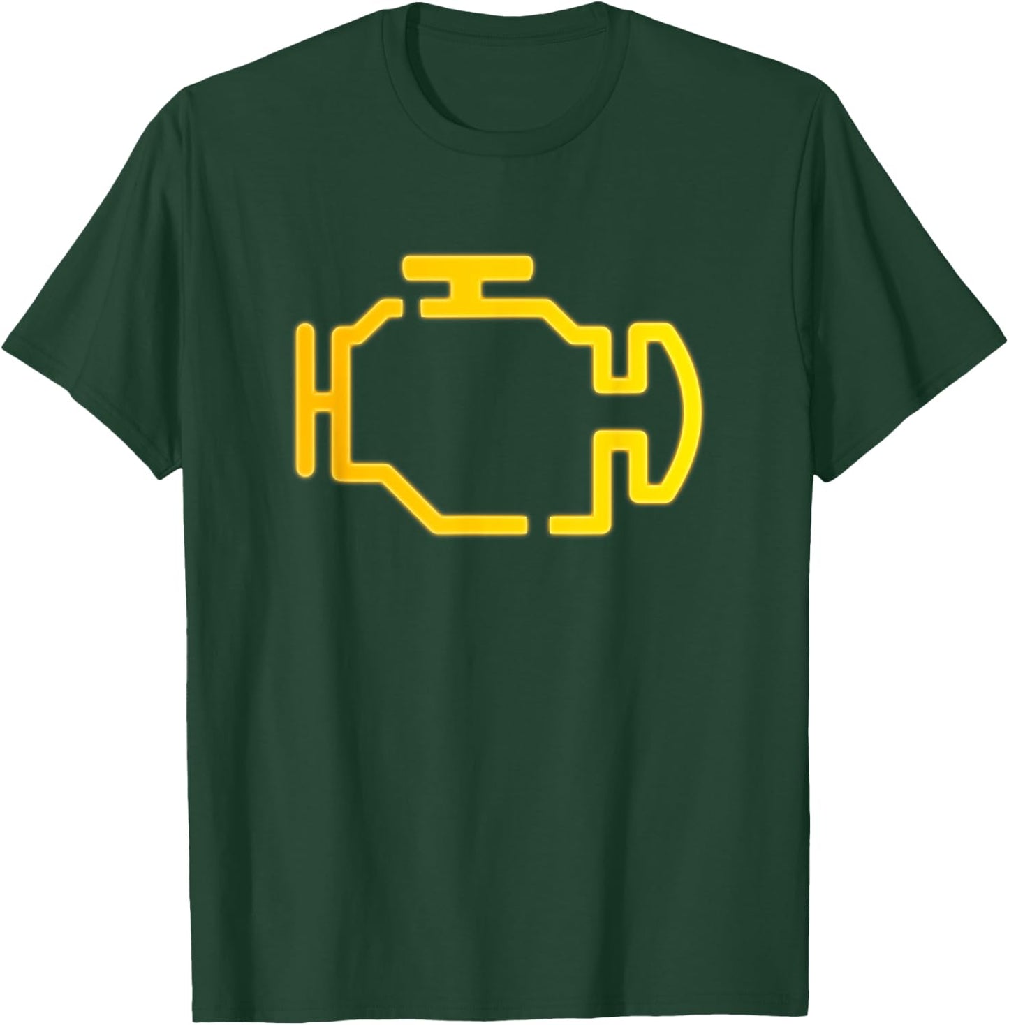 My Scary Costume Engine Light Adult Humor Parents Halloween T-Shirt - T-Shirt | Forest
