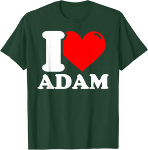 I Love Adam T-Shirt - T-Shirt | Forest