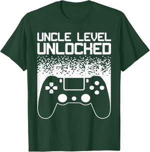 Gaming Uncle Art Video Gamer First Time Uncle To Be T-Shirt - T-Shirt | Forest