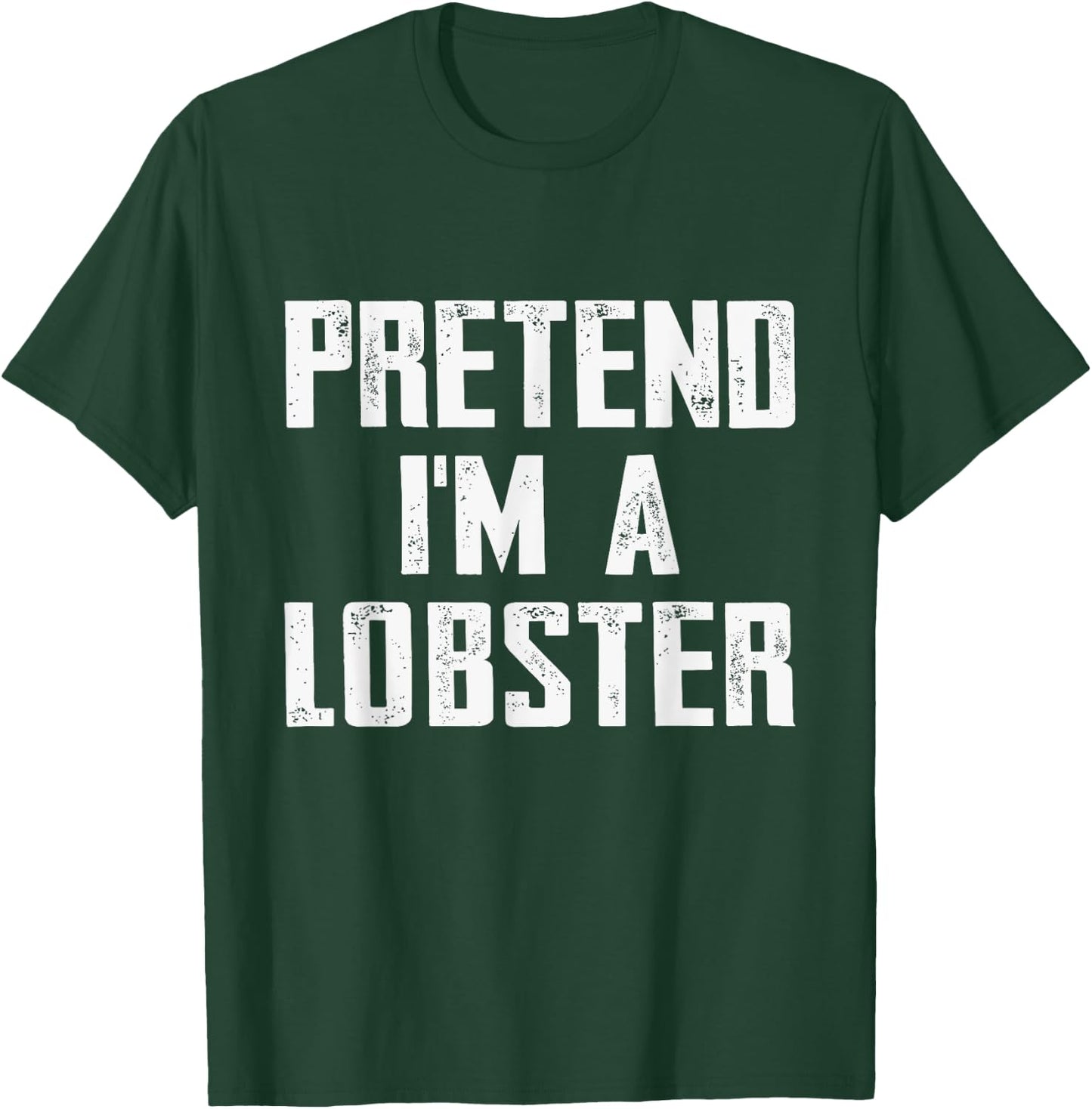 Lobster Costume Kids Boys Funny Easy Costume For Halloween T-Shirt - T-Shirt | Forest