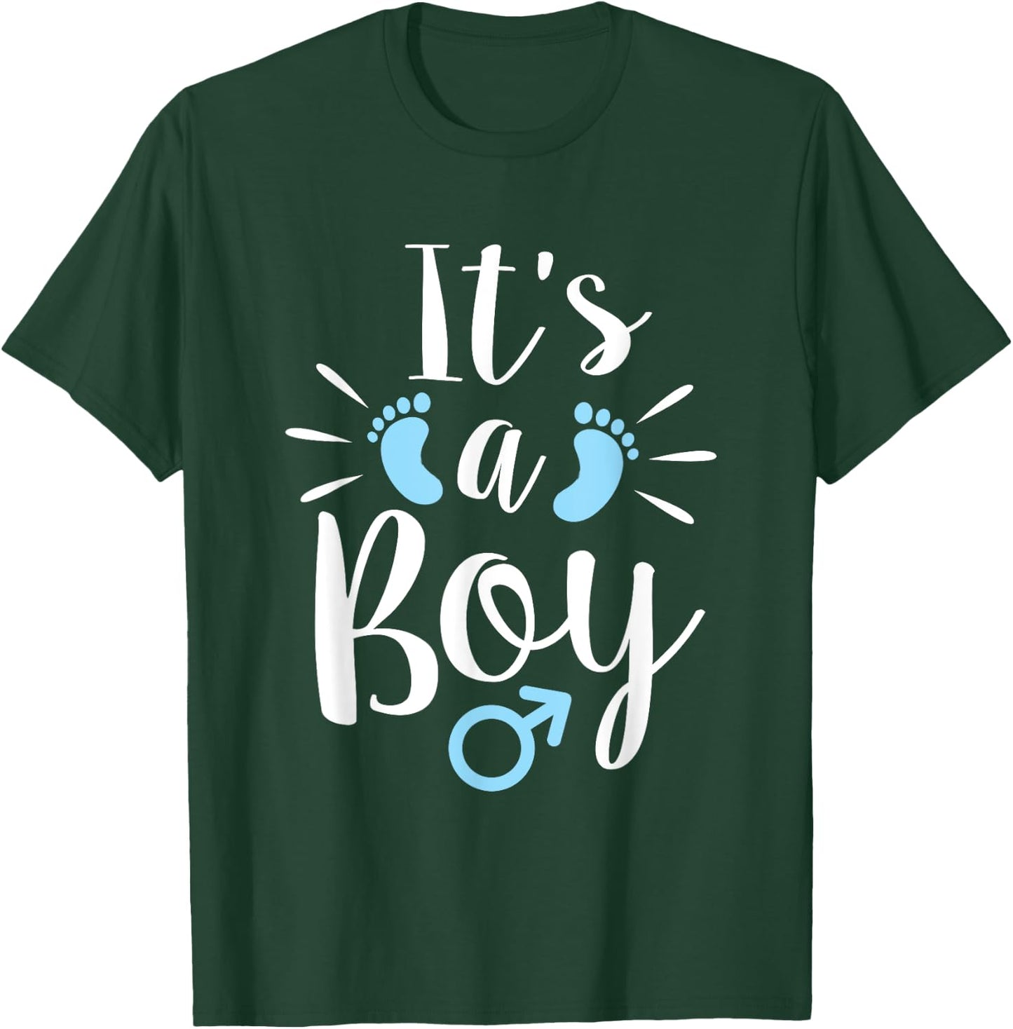 It's A Boy - Gender Reveal Party Baby Shower Pregnancy T-Shirt - T-Shirt | Forest