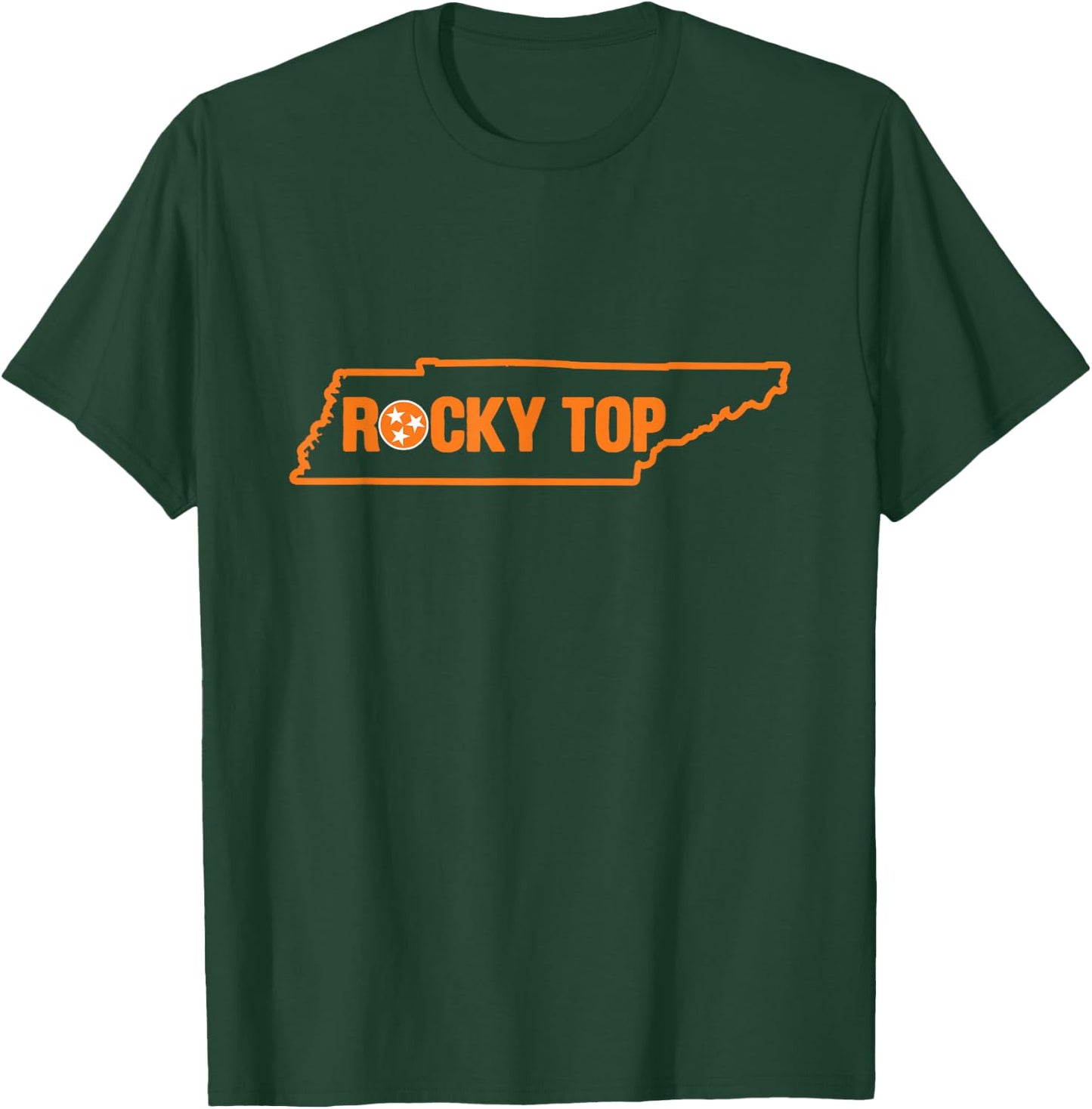 Rocky Top Tennessee State Map TN Pride T-Shirt - T-Shirt | Forest