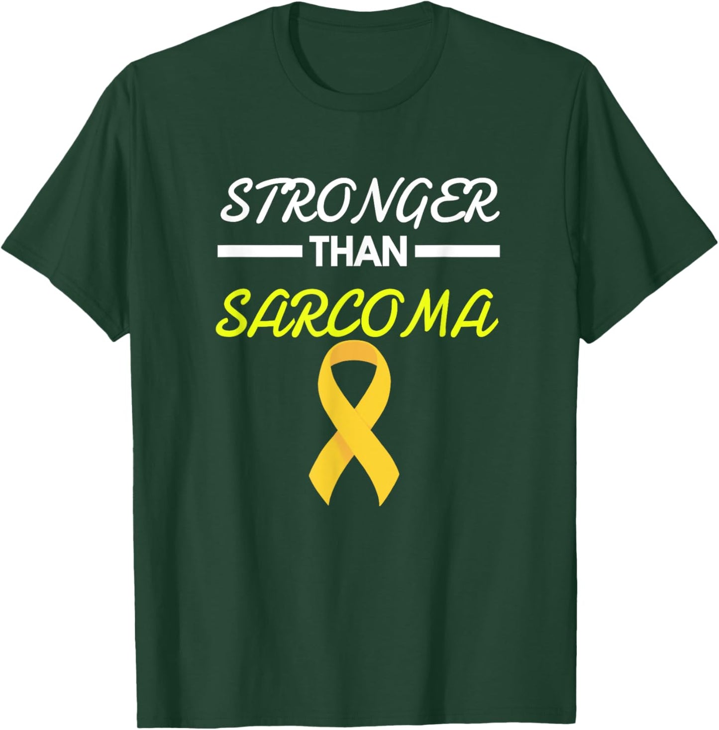 Stronger Than Sarcoma Sarcoma Survivor Shirt T-Shirt - T-Shirt | Forest