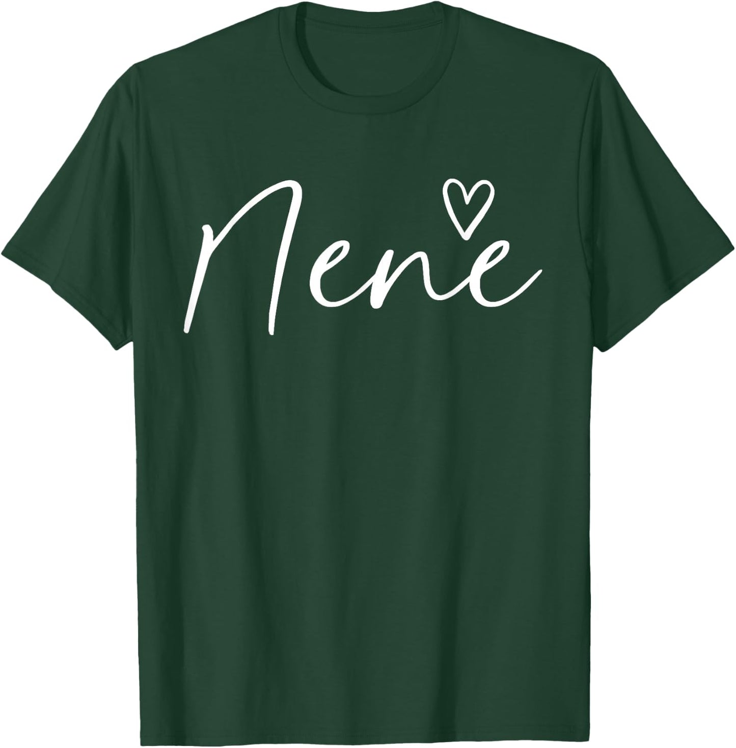 Nene Gifts Grandma Heart Mother's Day Nene T-Shirt - T-Shirt | Forest