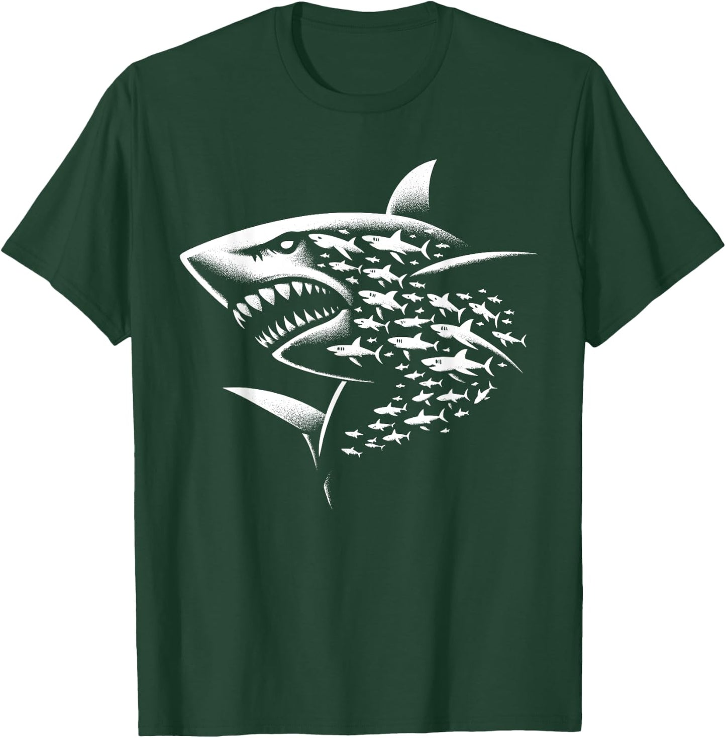 Sharks Lover Marine Biology Science Shark T-Shirt - T-Shirt | Forest