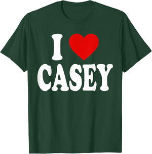 I Heart Love Casey T-Shirt - T-Shirt | Forest