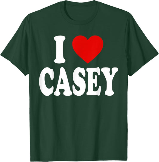 I Heart Love Casey T-Shirt - T-Shirt | Forest